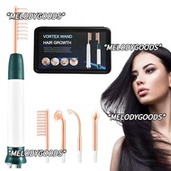 MELODG Vortex Hair Growth Wand, Easy to Use High Frequency Vortex Comb Bundle,  Nourishes Hair Roots