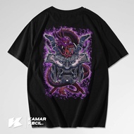 Japanese Anime Dragon Samurai Men's T-Shirt Japanese Distro T-Shirt Big Size Jumbo T-Shirt | Small Room