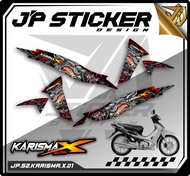 STRIPING STIKER KARISMA X - STICKER MOTOR HONDA KARISMA X LIST VARIASI HOLOGRAM (JP.S2) 01