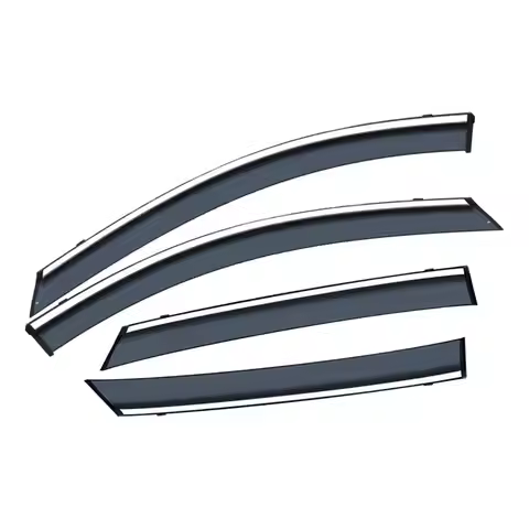 4Pcs Car Window Visor Rain Deflector Guard Awnings Sun Shades Accessories Acrylic