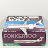 UC Model 1: 400 China Oriental Air Fokker 100 B-2231 B-2233 Alloy Model