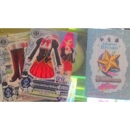 Aikatsu ID Card biru + Dream Academy Dreaca Seira Kii Uniform Set Original