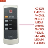 ALANK Genuine KDK remote control for Panasonic KDK wall fan M40MS, KC4GR, M40M, A40MS