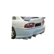 PROTON WIRA REAR BUMPER EVO X SALOON（FIBER GETAH ) SKIRT LIP BODYKIT
