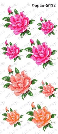 Edible stamp edible picture makanan edible print edible image G119-G142