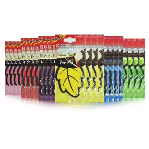 1/6/12pcs Car Air Freshener Perfume Interior Accessory Scents Customizable Aromatherapy Car Deodoriz