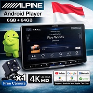 Alpine Android Head Unit Double Din 9"/ 10" Bluetooth Audio Car MP3 MP5 Player In Touch Screen Radio
