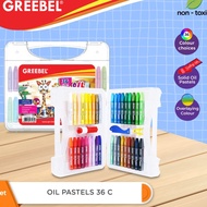 GREEBEL Crayons KIDS OIL PASTEL Crayons (36 colors) / non-dusting & bright for Children's Schools & 