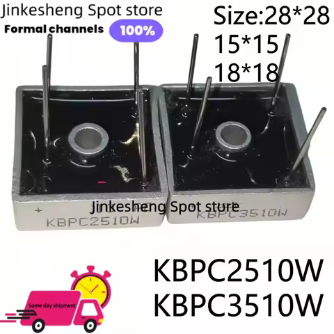 2pcs 100% brand new KBPC1010 KBPC610 KBPC608 KBPC1510 KBPC3510W KBPC5010W KBPC1510 KBPC2510 KBPC3510