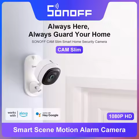 SONOFF 1080P HD Wi-Fi IOT Camera CAM Slim Smart Home Security Motion Detection Alarm Scene Linkage v
