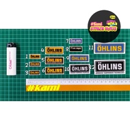 Sticker Ohlins Advanced Suspension Technology / Shocks Absorber / Stiker Printing #ohlins #shocks #s