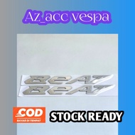 Stickers HONDA Embossed or EmblemBEATs HONDA BEATs, Writing EmbossedBEATs Accessories HONDA BEATs