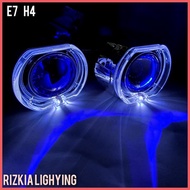 Biled E7  H4| Devil Eyes | 3 Inch Surpass Laser | LED Projector| Vahid