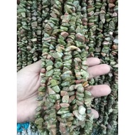 Chips Stone Unakite Stone (Big) sold per strand