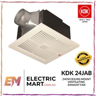KDK 24JAB 24cm Ceiling Mount Ventilating Fan w/ Sensor