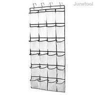 S214  ※HOME CHOICE 24 Pocket Hanging Over Door Shoe Organiser Storage Rack Tidy Space Saver 24 Pair