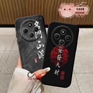 MERAH Xiaomi Redmi 14c 2024 13c 12c A1 A2 10c 9c 10a poco C75 C40 C65 Case Black Red Character Case