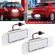 OPENMALL Pair 12V Car License Plate Lights LED Canbus Error Free Automotive Accessories Rear Lamp Fo