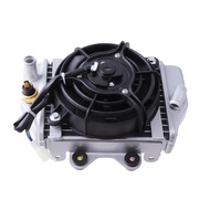 รถจักรยานยนต์ถังน้ํา Cooler เครื่องยนต์หม้อน้ําสําหรับ Xmotos Apollo SHINERAY Zongshen Loncin Lifan 