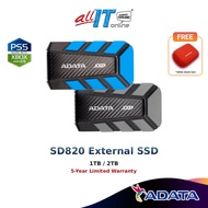 Adata SD820 External SSD Type-C USB 3.2 Gen2x2 Blue / Grey (1TB / 2TB)