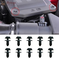 FLYTOP 10PCS Car Auto Battery Cover Air Intake Trim Plastic Clips Panel Retainer Fastener Accessory 