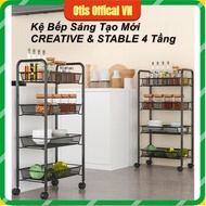 New CREATIVE Kitchen Shelf CREATIVE & TABLE 4 Tiers
