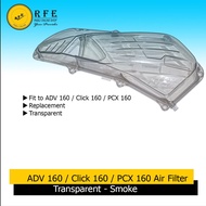 Honda PCX 160 Air Filter Cover Transparent | Honda Click 160 Air Filter Cover Transparent | Honda AD