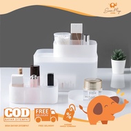 Doff White Organizer Box With Lid MEDIUM (2 Grids) Quality Organizer Box/