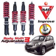 ADJUSTABLE Perodua Myvi/Myvi Lagi Best Hi Lo Body Shift Serviceable Absorber
