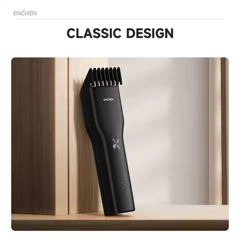 ENCHEN Boost Electric Hair Clipper Professional Cordless Fast Type-C Charging Ceramic Haircut Machin