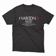MAROON 5kaos band - MAROON 5 ASIA LIVE 2025 - MUSIC T-SHIRT