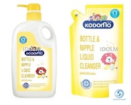 KODOMO Baby Bottle and Nipple Liquid Cleanser Accessories Bottle + Refill