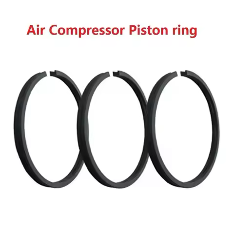 3pcs Air Compressor Piston Rings 55 Piston Black For 55mm Cylinder Piston Ring Pneumatic Drive Acces