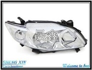 《晟鑫》全新 豐田 TOYOTA ALTIS 2008~2010年 原廠型 含高低馬達 無HID版 大燈 一邊價格