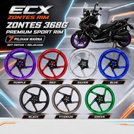 Zontes 368G ORIGINAL ECX RIM 3.0x17/4.25x14 LATEST FORGED CNC ALLOY RIM SPORT RIM RCB SPORTRIM RIMS 