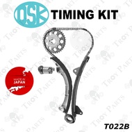 O.S.K. 100% Made In Japan Timing Chain Kit Set Altis 1.6 1.8 ZZE121 ZZE122 Wish 1.8 ZNE10 ZNE14 1ZZ-