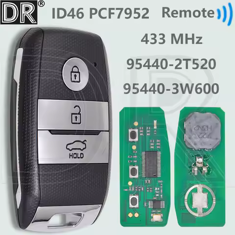 DR 95440-3W600/95440-2T520/95440-1Y600 ID46 PCF7952 433MHz Keyless Go Car Remote Key For KIA K5 Spor