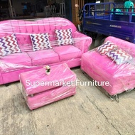 sofa barbie 32 pink kursi ruang tamu set sofa D422A