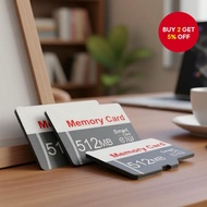 Microdrive Micro SD TF Flash Card 128MB 256MB 512MB for Cameras, Car Audio, Surveillance Systems