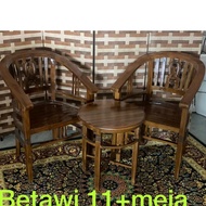 1 SET KERUSI JATI BETAWI