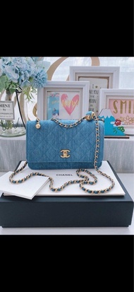 Chanel WOC 牛仔金球  Bag Demin