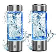 MBDG-Portable Hydrogen Water Ionizer Machine USB Rechargeable Hydrogen Water Generator 420Ml 2PCS