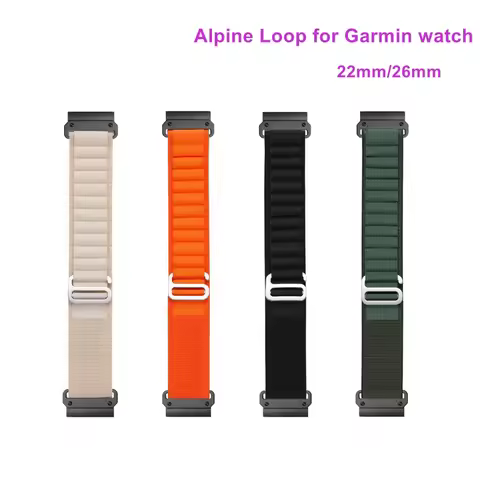 22mm26mm Alpine Loop for Garmin Fenix 7x/7x Pro/6x/6x Pro Band Sport Wristband Bracelets for Garmin 