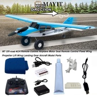 MAYIT 1pc/1set Motor Seat Remote Control Propeller, Multistyles 4CH Remote Control Airplane Brushles