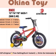 (Gojek/Grab) Sepeda Bmx /Richbike Centrum Sepeda Anak Cowok Ukuran 12