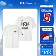 HLA x ZOLA men's t-shirt with loose form, personality, cool, absorbent, stretchy fabric HLA t shirt