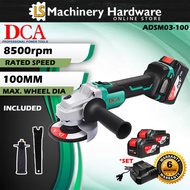 DCA ADSM03-100 Cordless Brushless Angle Grinder - 6 Months Warranty