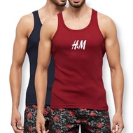H2M Men's Singlet T-Shirt, Men's Gym Undershirt, Men's Tank Top