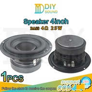 DIYSOUND 4 inch 4Ω 25W BASS Subwoofer Speaker Car Stereo Speaker with Subwoofer Bass Speaker Subwoof