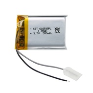 KBT 3.7V 500mAh Li-Polymer Battery: 602535 Lipo Rechargeable Lithium-ion Replacement Batteries
